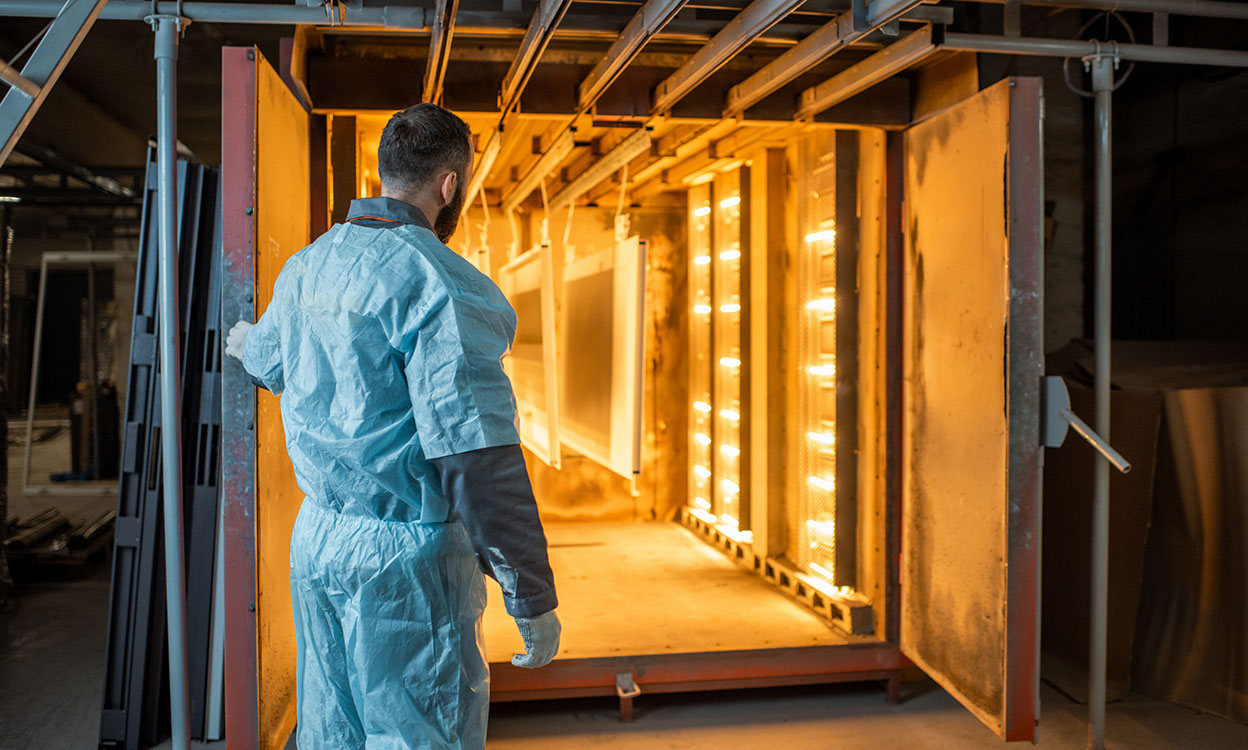 Industrial Oven: Coating Cure Process